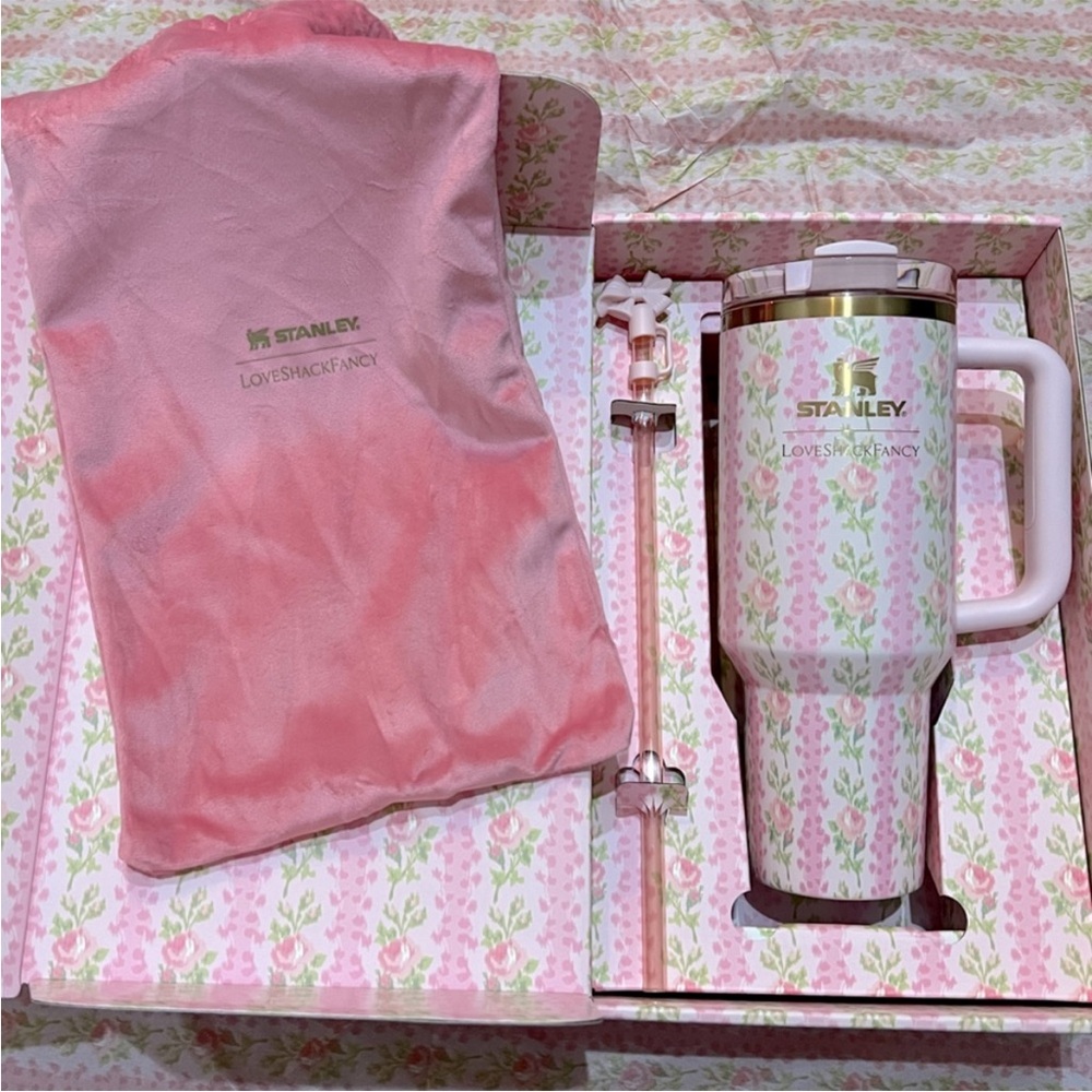 The Stanley X LoveShackFancy Quencher